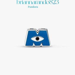 Pandora Disney Pixar Monsters, Inc. Logo M Charm